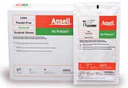 No Powder Latex Surgical Gloves: Sterile, Powder-Free, Textured Wet-Grip Surface, Chlorinated