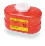 BD Sharps Collector 3.3 Quart small, Red, Single 