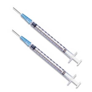 Bd Tuberculin / Precisionglide 1 Ml Bd Tuberculin Syringe With 27 G X 1/2" Bd Precisionglide