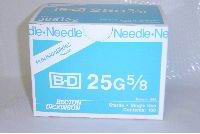 BD General Use Sterile Hypodermic Needle. 25 G x 