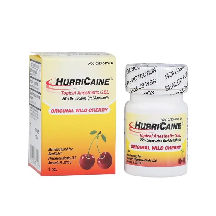 HurriCaine Wild Cherry Topical Anesthetic Gel (Be