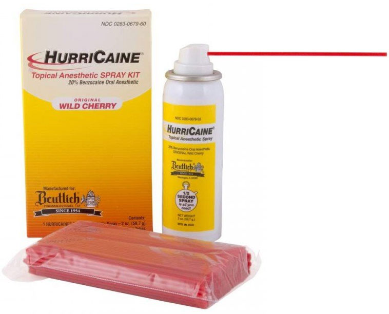 HurriCaine Topical Anesthetic Spray Kit - Wild Ch