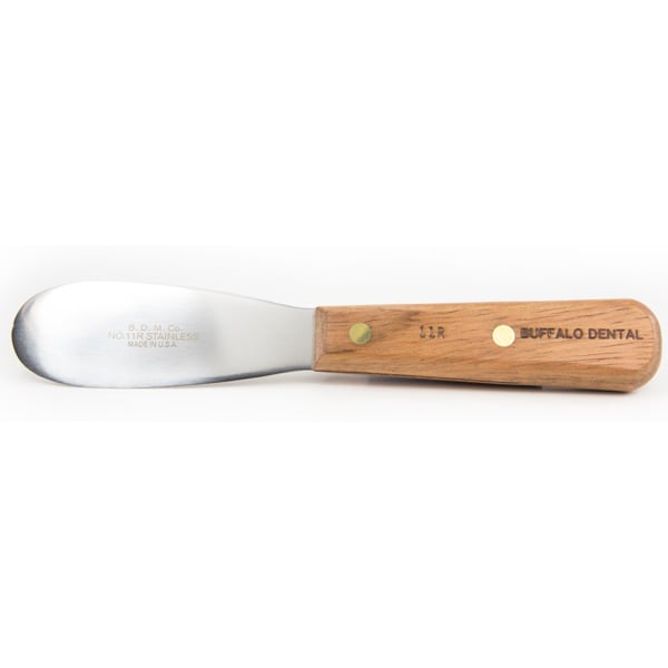 Buffalo Dental #11R Stainless Steel Spatula with 
