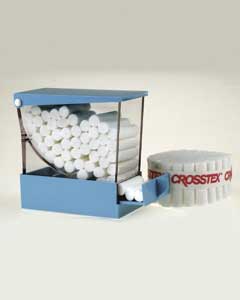 Crosstex Deluxe Cotton Roll Dispenser, 4" x 3.3" 