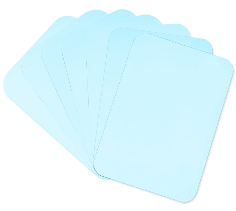 Crosstex 9" X 13-1/2" Midwest "e" - Blue Heavyweight Paper Tray Cover, Box Of 1000