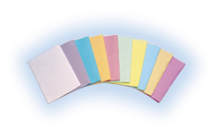Econoback Silver Patient Bibs Plain Rectangle (13" X 19") 2 Ply Paper/1 Ply Poly, Case Of 500