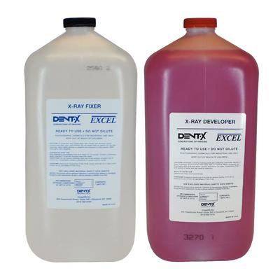 Excel Pre-Mixed Developer And Fixer For Automatic Roller-Type Processors, Case Of 2 Gallon