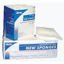 Dukal 4" x 4" 4-ply Sterile Non-Woven Sponges, 2 