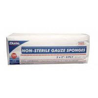 Dukal 4" x 4" 8-ply Non-Sterile Cotton Gauze Spon