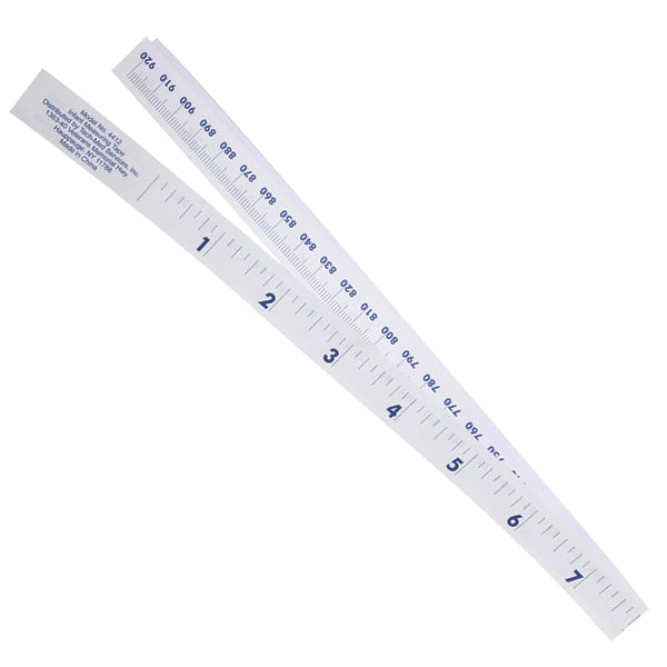 Tech-Med Services (Use Tech-Med) Tech-Med 24" Paper Tape Measure 1000/bx. Heavyweight Disposable