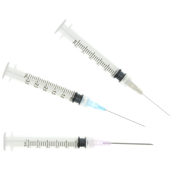 Exelint International 3Cc Syringe With 25 Gauge X 1.5" Needle, Sterile, Latex-Free, Pyrogen-Free