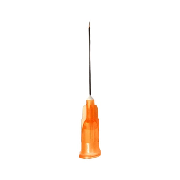 Exelint International Hypodermic Needle 25G X 5/8" Regular Bevel, 100/bx. Orange Color-Coded