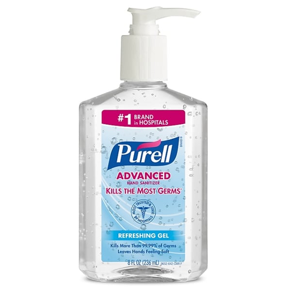 Purell Advanced Instant Hand Sanitizer, 62% Ethyl