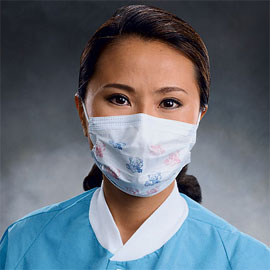Care Bear Procedure Mask - Pleat-Style with Earlo