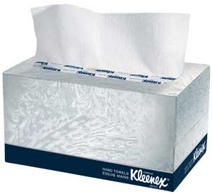 Kleenex Hand Towels in Pop-Up Box, 9" x 10.5". Hy