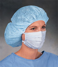 The Lite One Procedure Mask - Blue, Pleat-Style w