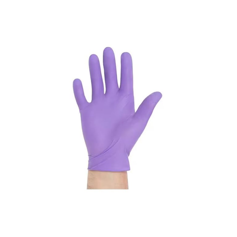 Purple Nitrile Sterile Powder-Free Gloves, Large,