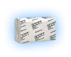 Scott 9.2" x 9.4" Multi-Fold Towels, White, Case 