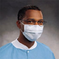 Tecnol Fog-Free Procedure Masks - Blue, 50/Bx. Pl