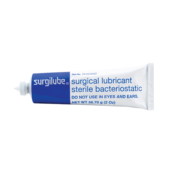 Surgilube 2Oz Surgical Lubricant, Metal Tube, 12/pk. Sterile Bacteriostatic. Tube Screw/fez Cap