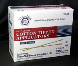 Price Club 6" Cotton-Tipped Applicators. Made fro