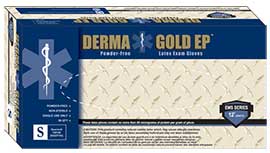 Dermagold EP EMS Latex glove: Non-Sterile, Powder