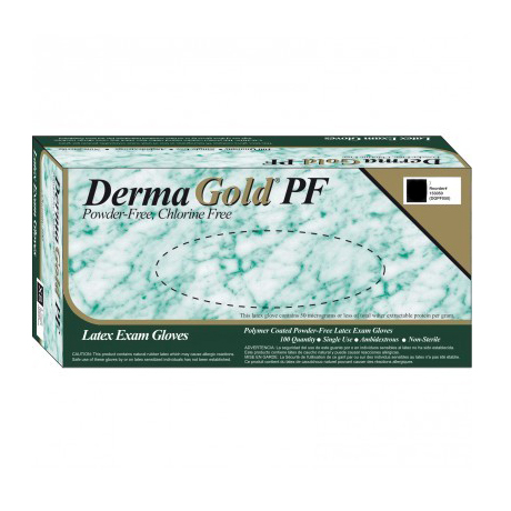Dermagold Pf Latex gloves: Non-Sterile, Powder-Fr