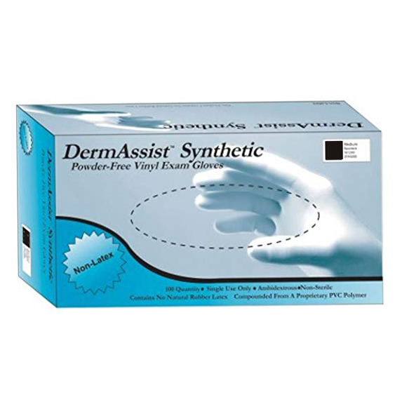 DermAssist Vinyl SYN Synthetic gloves: Non-Steril