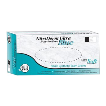 NitriDerm Nitrile Gloves: Sterile X-LARGE 50 Pair