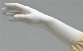 Nitriderm Nitrile Gloves: Sterile Size 6, 25 Pair/box. Powder Free, Smooth