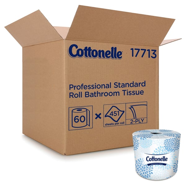 Kleenex Cottonelle 2-Ply Bathroom Tissue, White, 