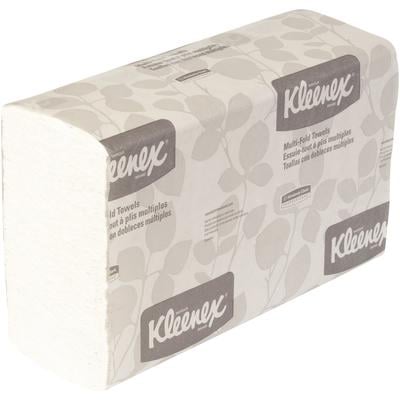 Kleenex 9.2" X 9.4" Multi-Fold Towels, White, Case Of 2400 Towels