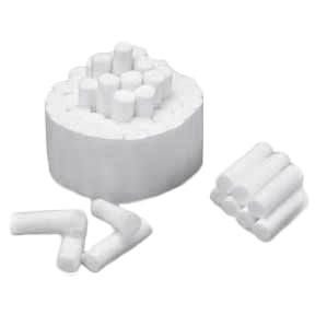 Medicom Plain Wrapped Cotton Rolls 1-1/2" X 3/8", #2 Medium, 2000/box, Non-Sterile