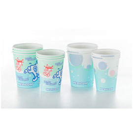 Medicom Bubbles 5 oz. Poly Coated Paper Cups, Cas