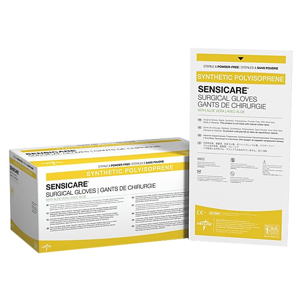 SensiCare with Aloe Synthetic Polyisoprene Surgic