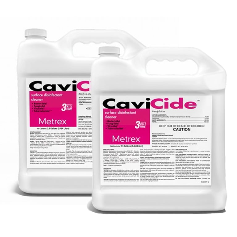 CaviCide Surface Disinfectant Case of 2 x 2.5 Gal