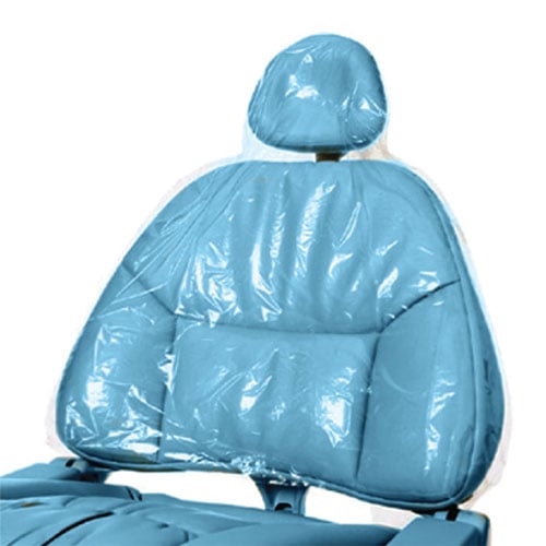 Armor Half Chair Sleeves, Clear Plastic, 27 1/2" 