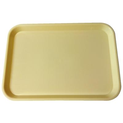 Plasdent Set-Up Tray Flat Size B (Ritter) - Yellow, Plastic, 13-3/8" X 9-5/8" X 7/8"