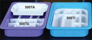 Plasdent Operation Tub Accessory Tray, White 7-7/8" X 3-7/8" X 1-1/8"