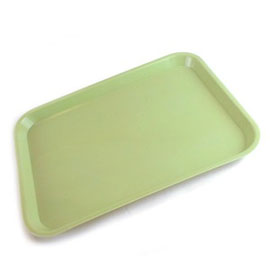 Plasdent Flat Tray, Size F (Mini) - Green, Plasti