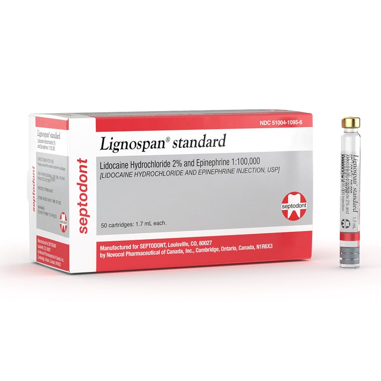 Lignospan Standard Lidocaine 2% with Epinephrine 