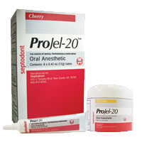 ProJel-20, Cherry Flavor, 60 gm Jar. 20% Benzocai