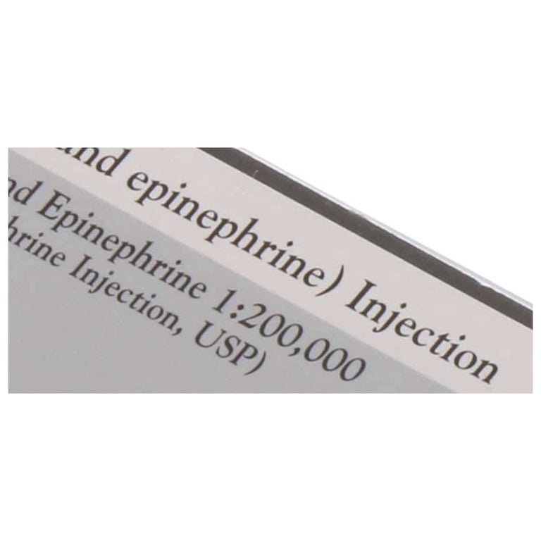 Septocaine Articaine HCl 4% with Epinephrine 1:20