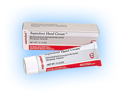 Septodont Hypoallergenic, Greaseless Non-Staining Scented Hand Cream Containing Triclosan