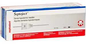 Septoject 30 Extra-Short Purple Needles, Disposable Sterile For Use On Standard 1.8 Ml Syringes