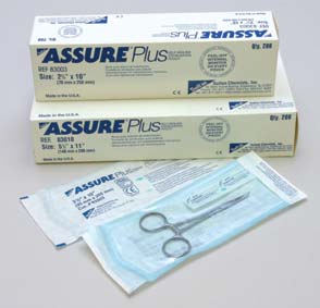 Assure Plus 5.50" x 11" sterilization pouch with 