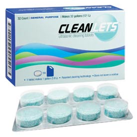 Cleanlets Ultrasonic Cleaning Tablets 32/Bx. Gene