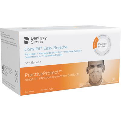 Com-Fit Easy Breathe Ear-Loop Procedural Mask, Bl