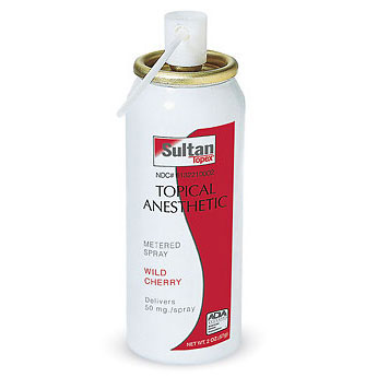 Topex Topical Anesthetic Metered Spray. Wild Cher