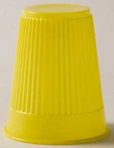 Tidi Yellow 5 oz. Plastic Cups, Case of 1000